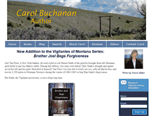 Tablet Screenshot of carol-buchanan.com